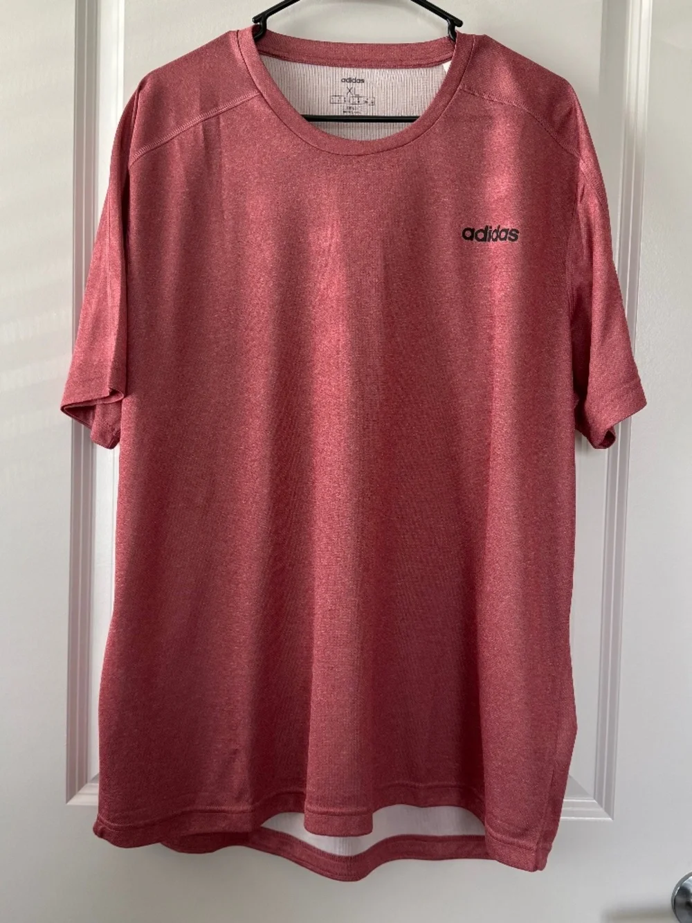 Adidas Men's Red Athletic T-Shirt ClimaLite XL Extra Large